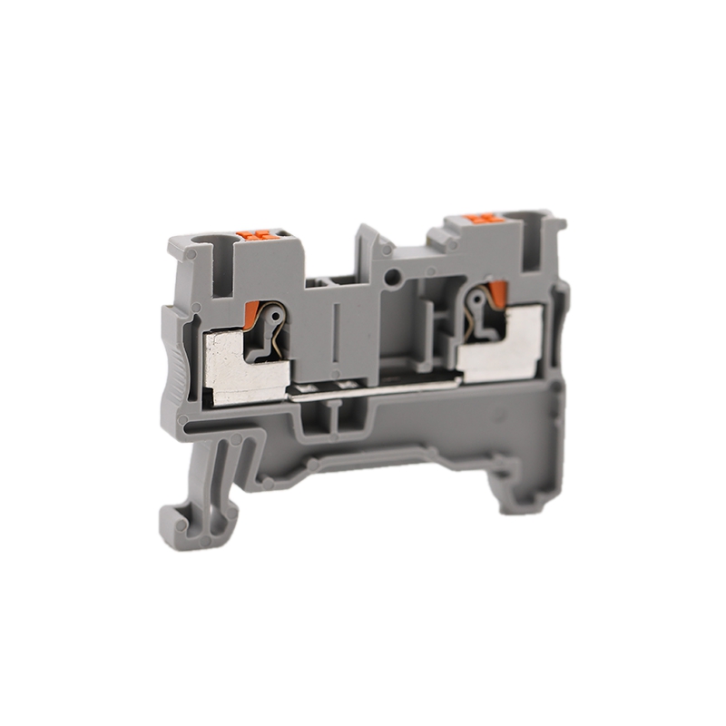 Bloc Teirminéil Iarnróid Cineál Earraigh Din Rail Feistithe